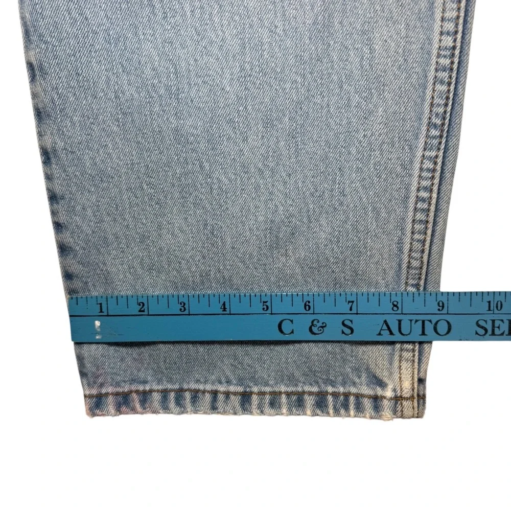 Levi's 505 Mens Jeans‎ Light Wash Regular Fit Denim Pants 90s Vintage 40x30